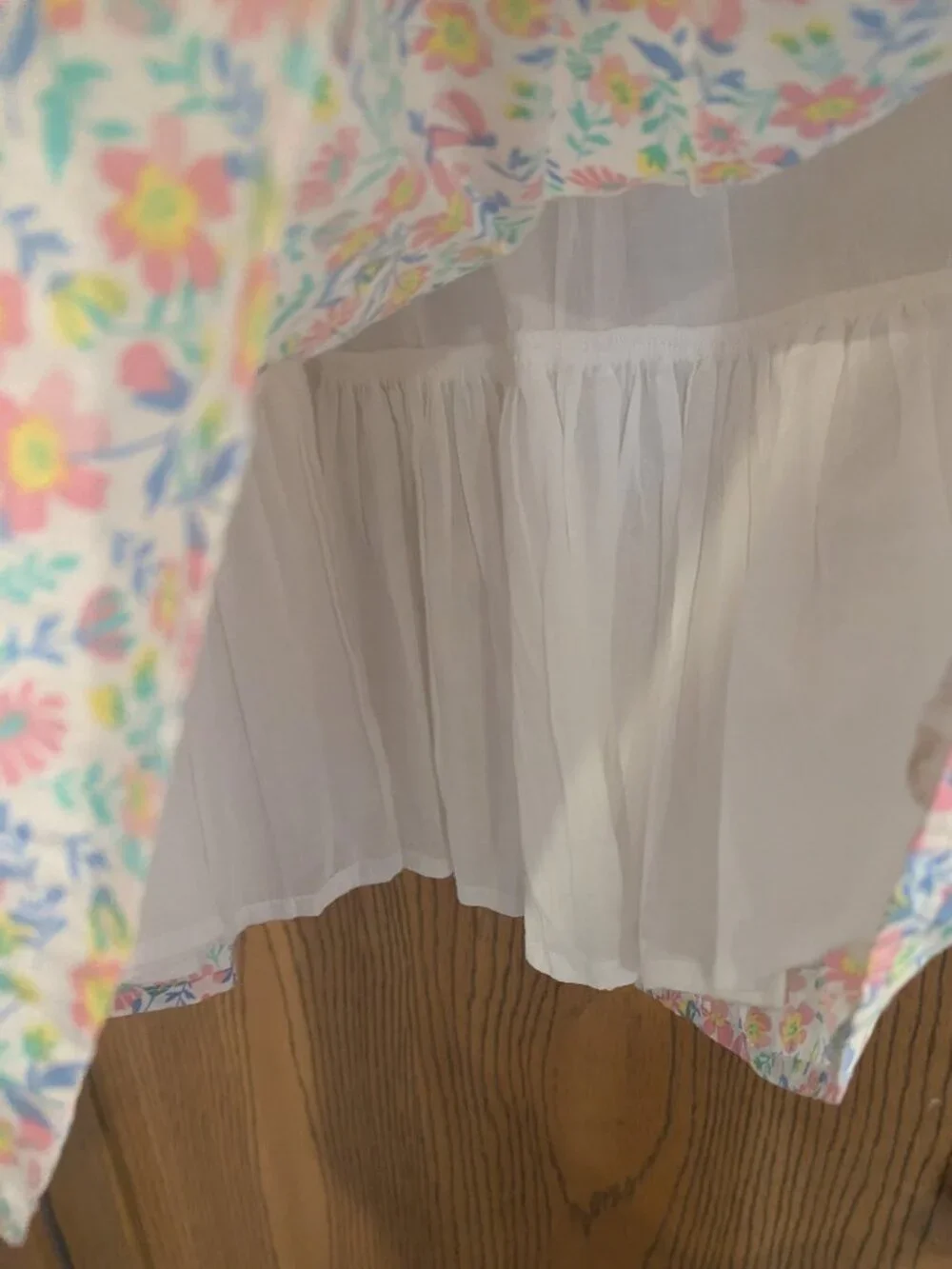 Tommy Bahama Girls Ruffled Floral Sleeveless Cotton‎ Sundress-4T